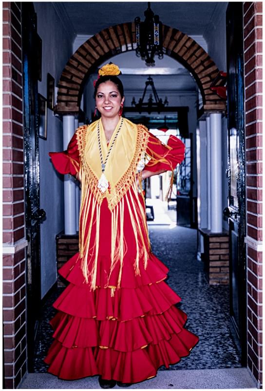 Sevillana dancer. 