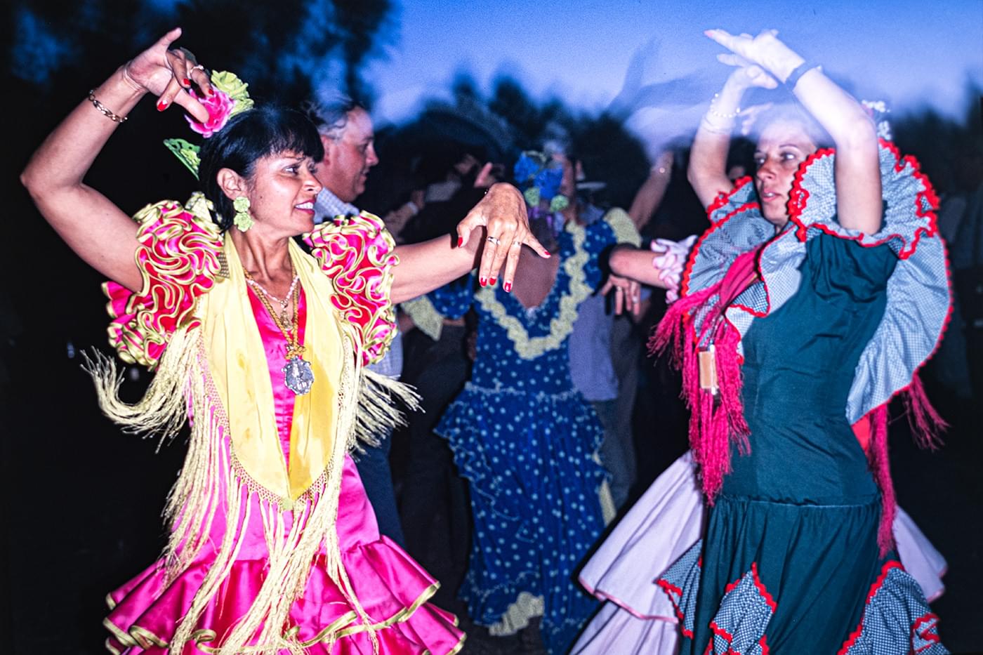 sevillana dancers.