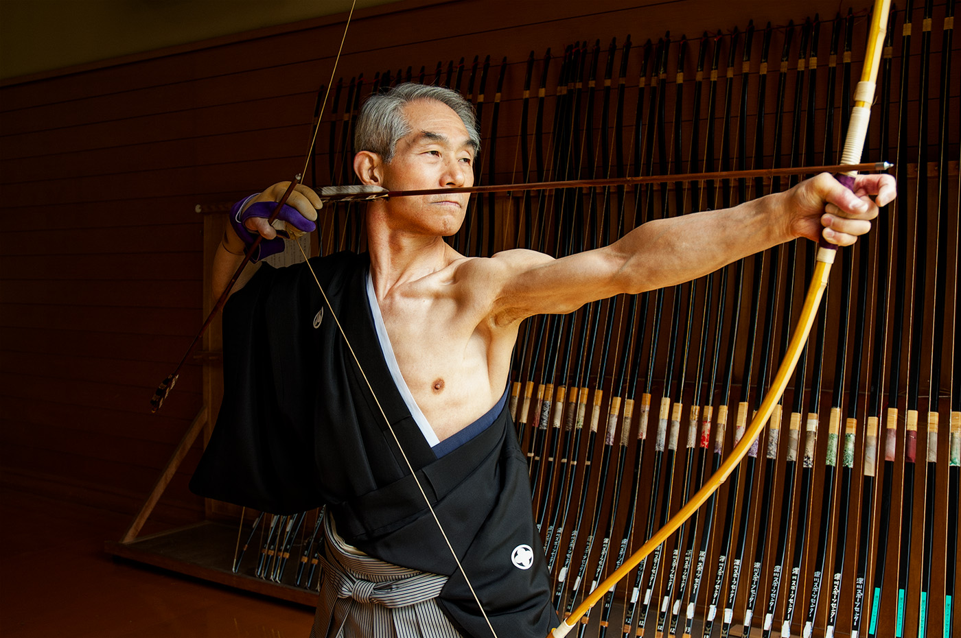 Kyudo master.