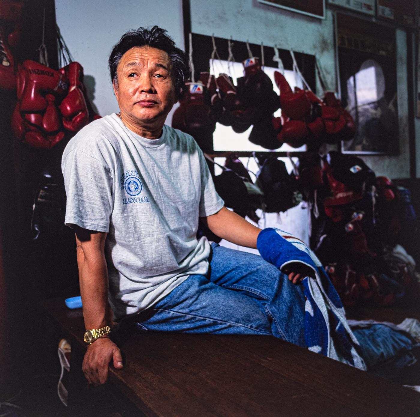 Kenji Yonekura at the Yonekura Boxing Gym - Tokyo.