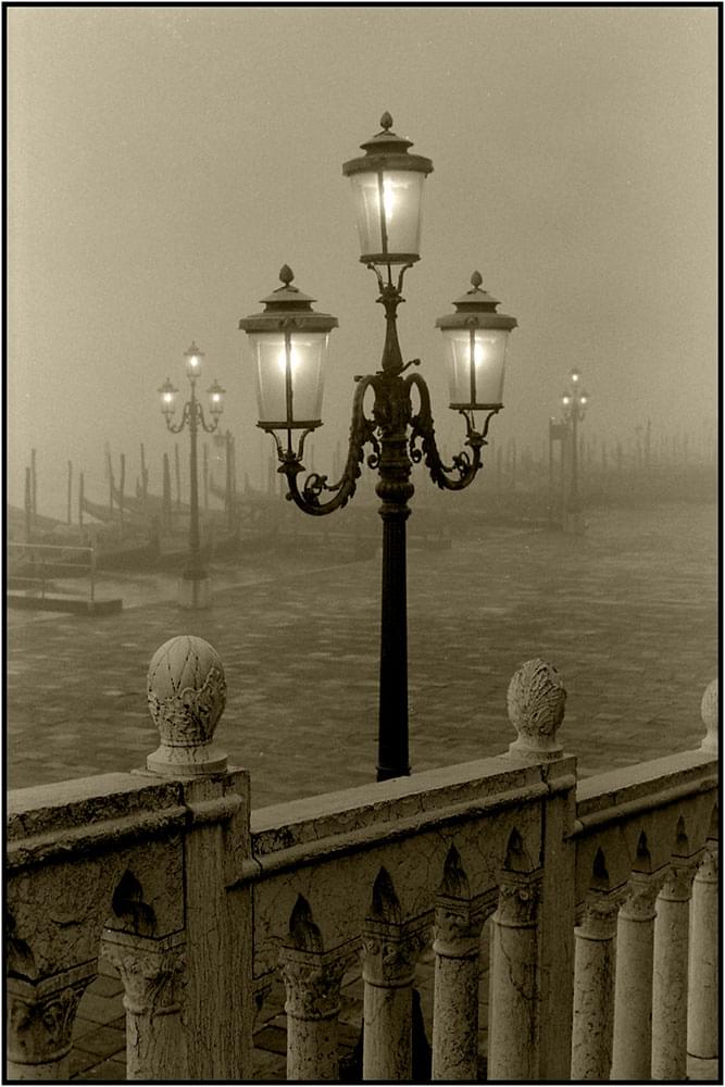 Venice in B&W film.