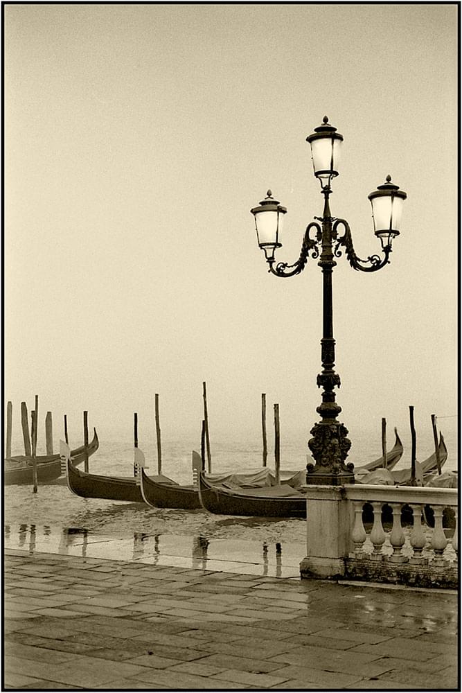 Venice in B&W film.
