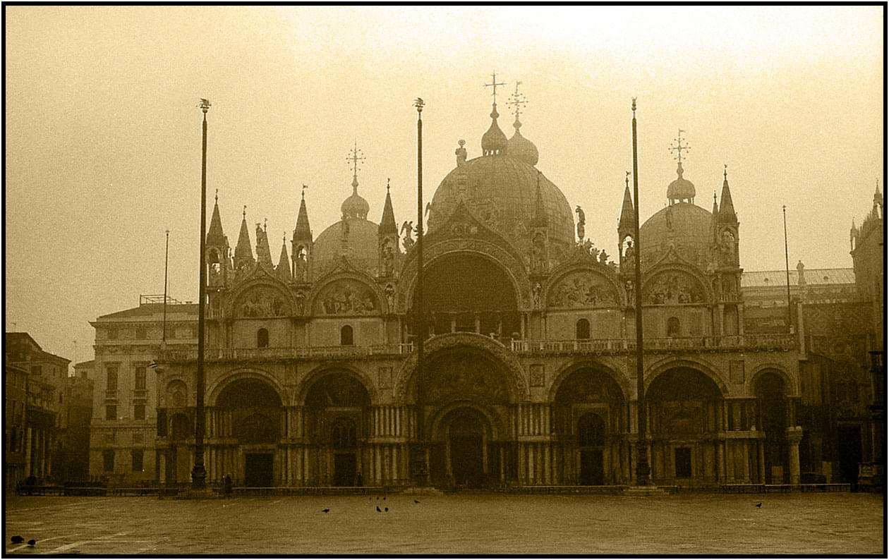 Venice in B&W film.