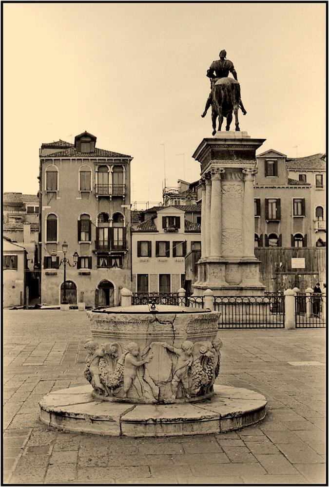 Venice in B&W film.