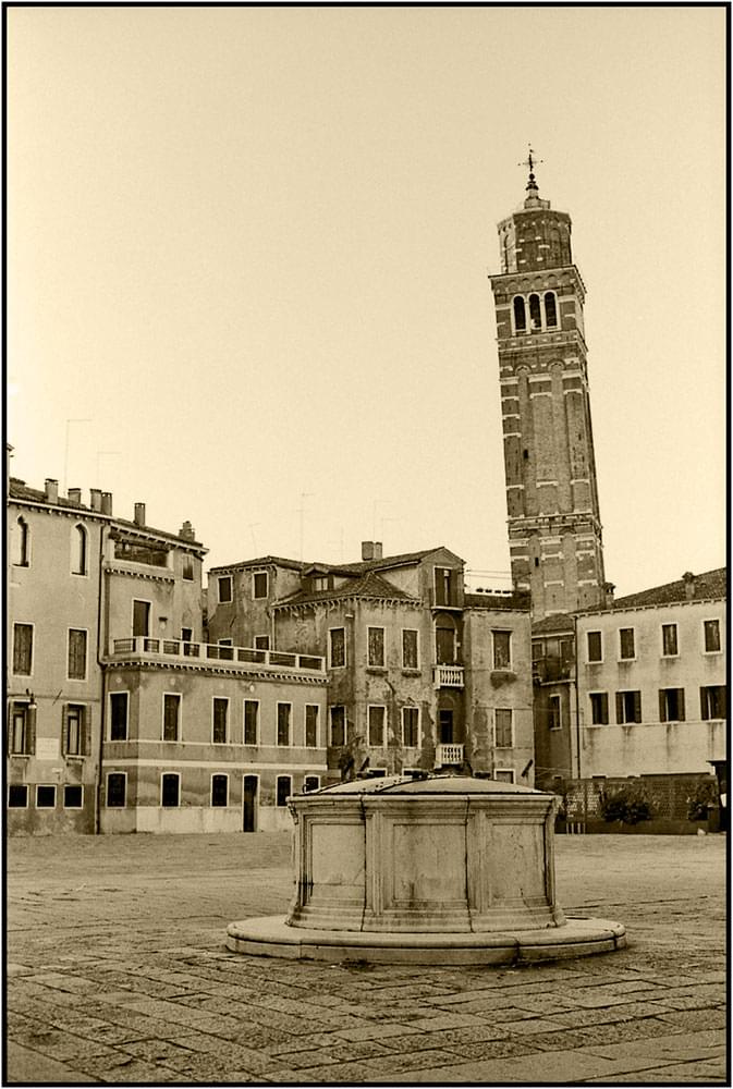 Venice in B&W film.